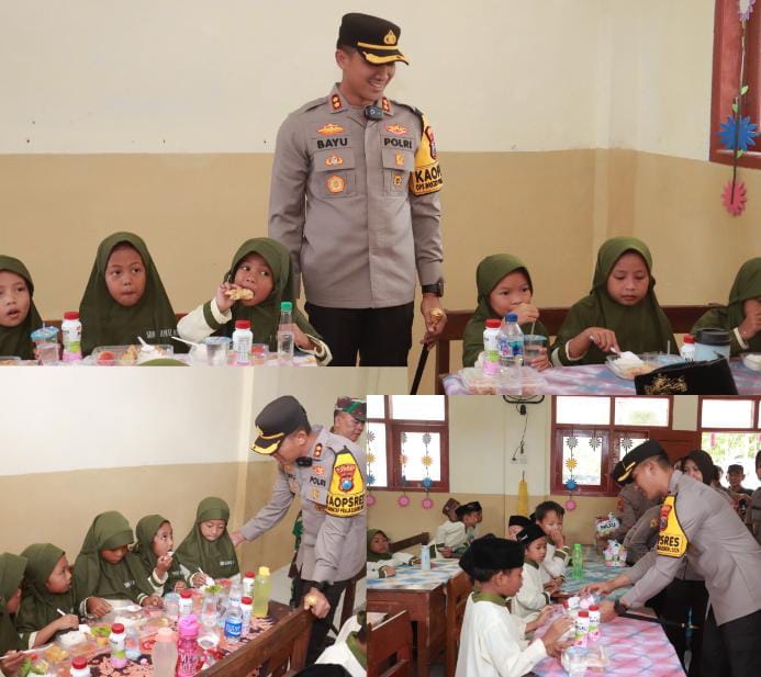 Jumat Berkah: Polres Jember Berbagi Makanan Bergizi Untuk Pelajar Sekolah Dasar
