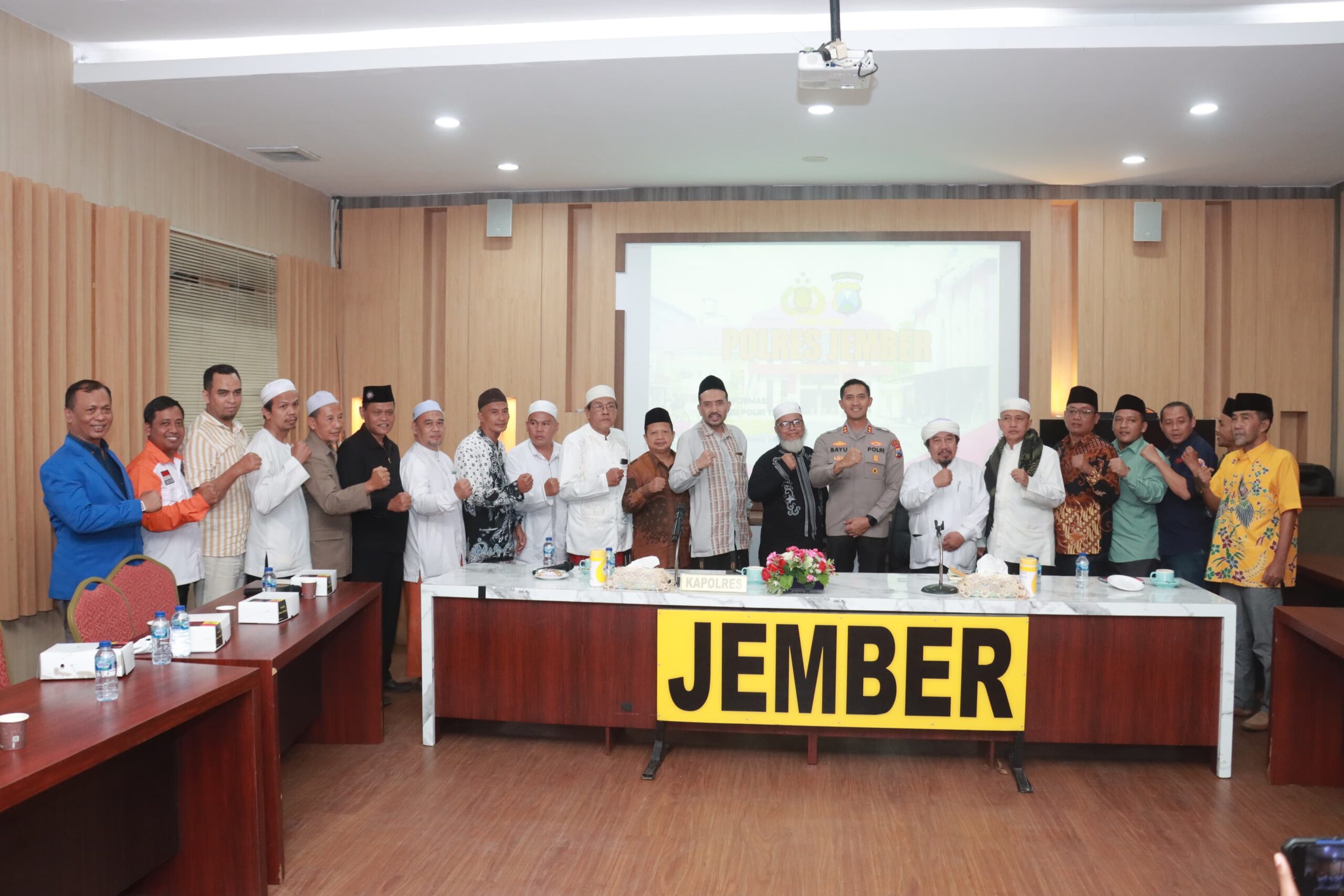 Polres Jember Gandeng:"Ulama dan Tomas Cegah Peredaran Narkoba di Jember"