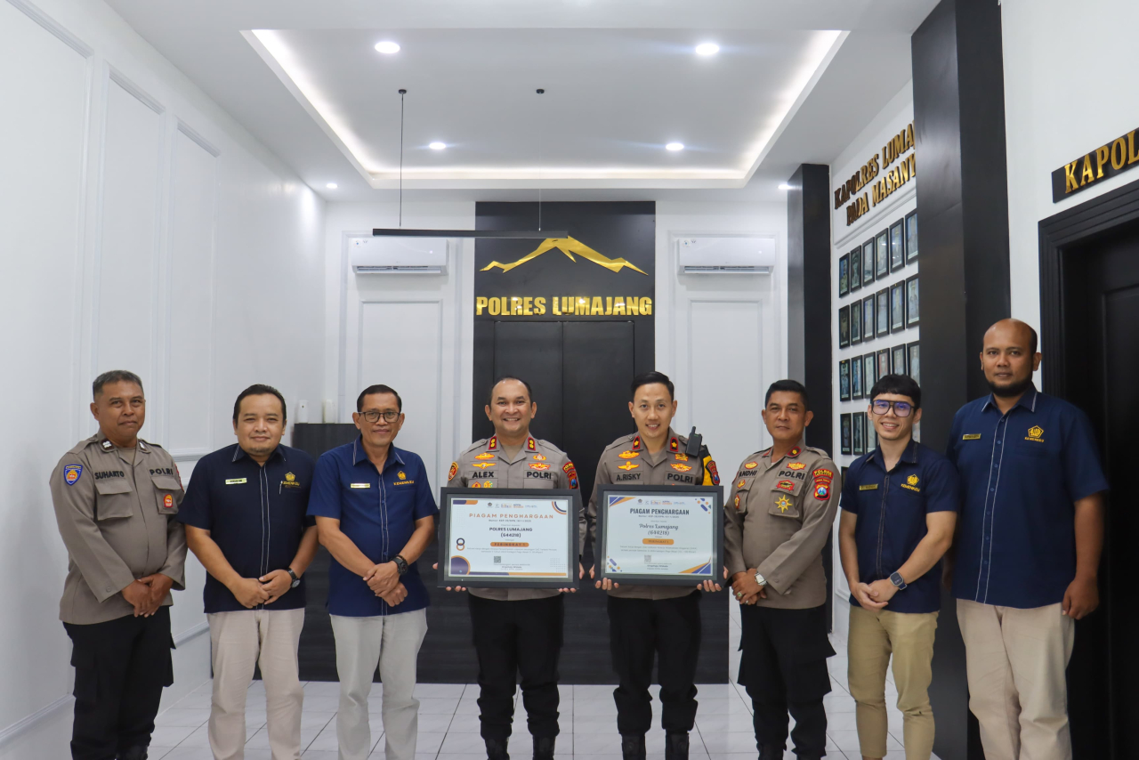 Polres Lumajang Raih Penghargaan Pengelolaan Anggaran Terbaik dari KPPN Jember