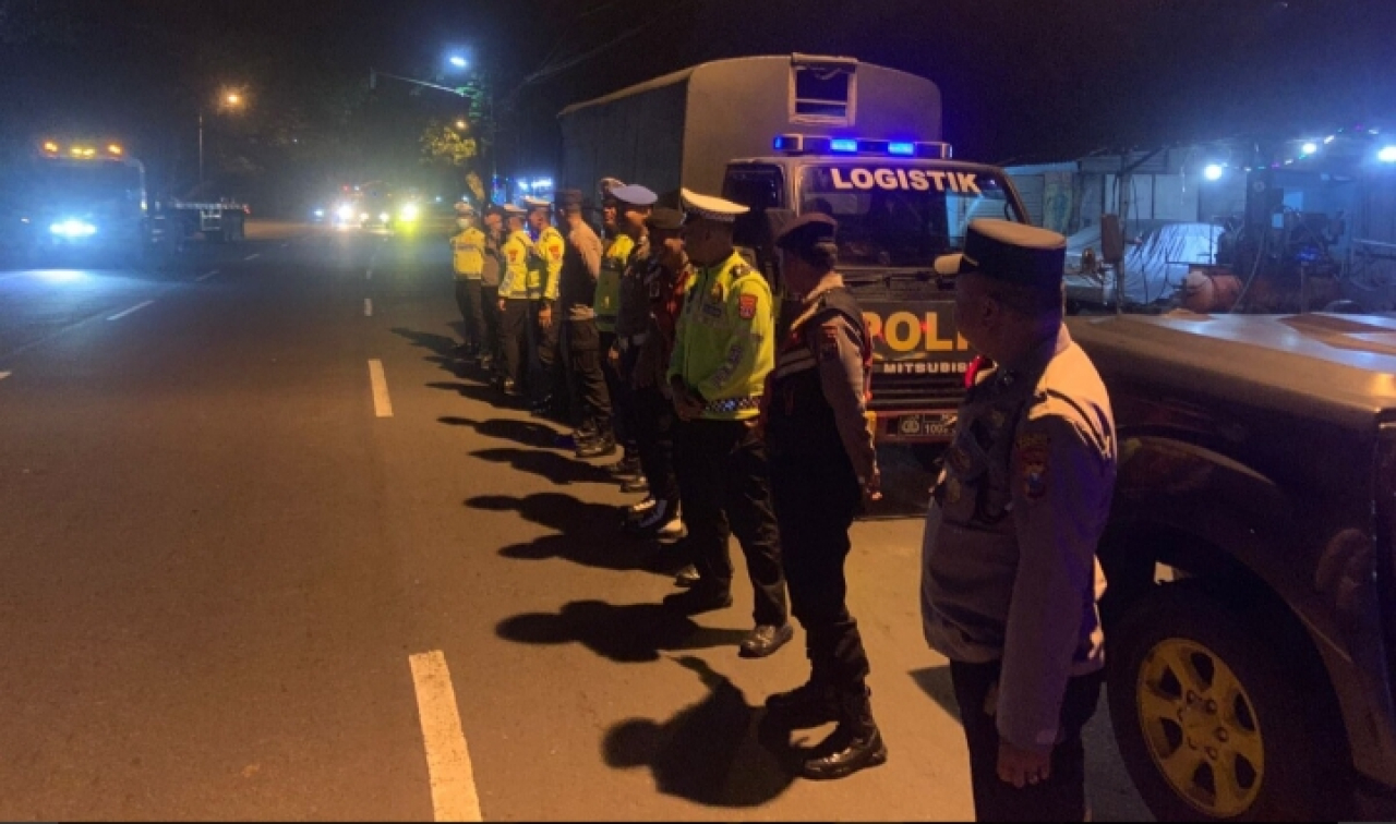 Ops Pekat ll semeru 2025 Polres Pasuruan Gencarkan Patroli Malam Cegah Premanisme dan Geng Motor