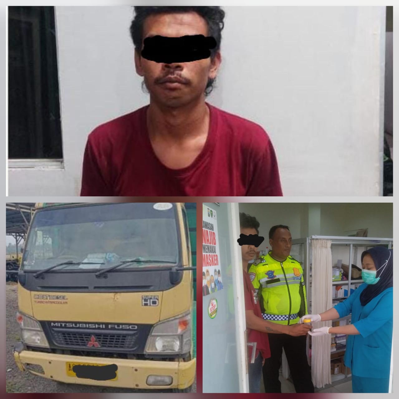 Satlantas Polres Nganjuk Tangkap Sopir Truk Pelaku Tabrak Lari yang Tewaskan Pemotor