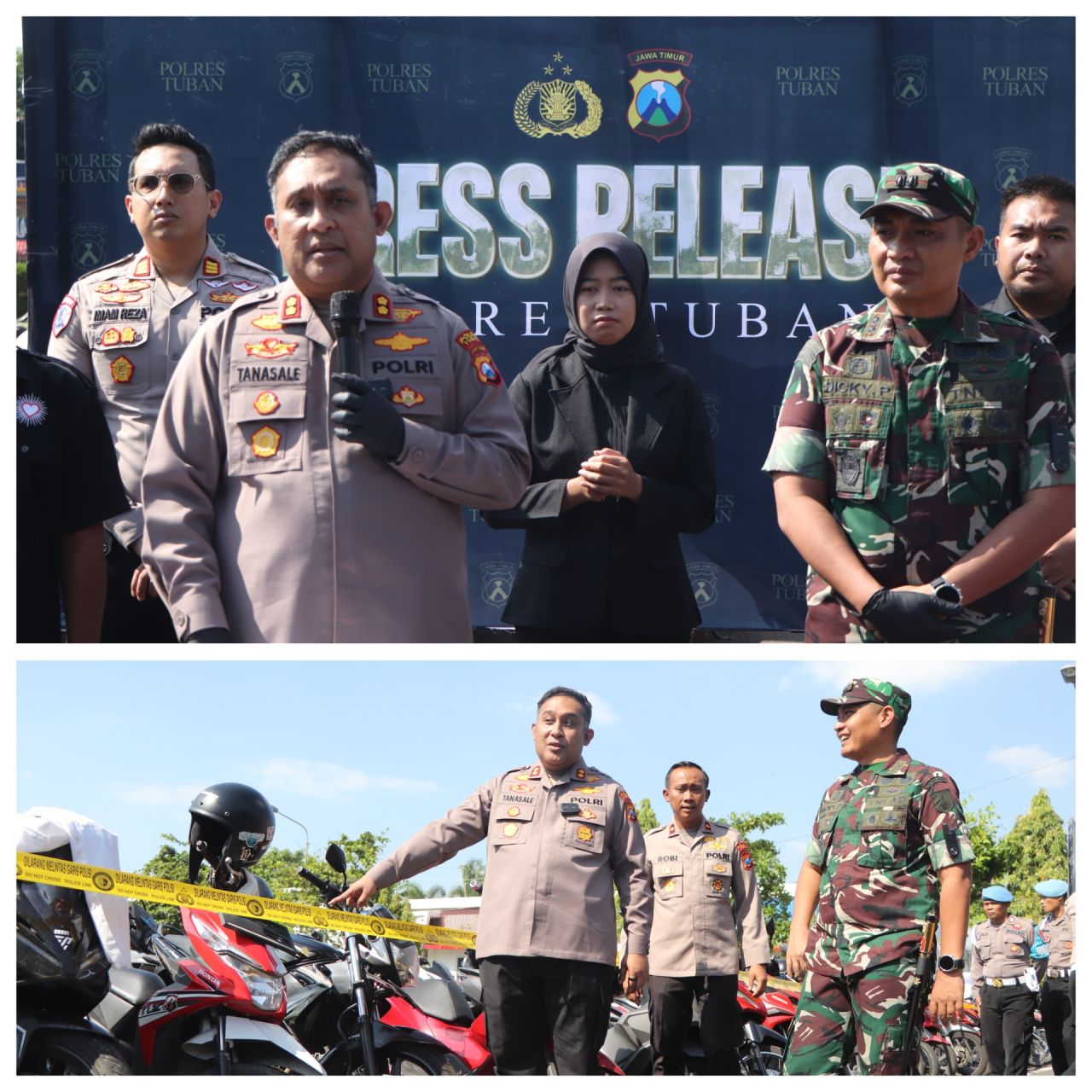 Bukti Nyata Polri: Kapolres Tuban Pulangkan 224 Unit Kendaraan Roda Dua, 73 Unit Belum Diketahui Pemiliknya