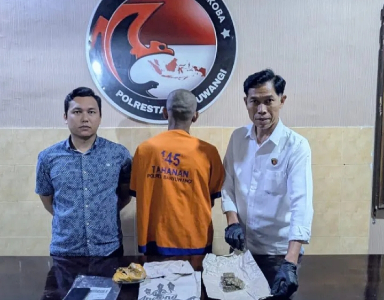 Polisi Ungkap Peredaran Ganja Satu Tersangka Diamankan