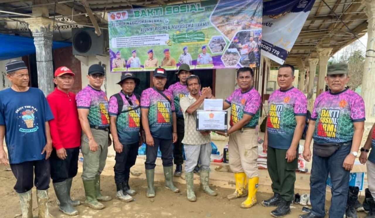 Peduli Korban Bencana Sumatera IARMI dan Menwa, Lakukan Baksos dan Salurkan Bantuan ke Sumut dan Aceh