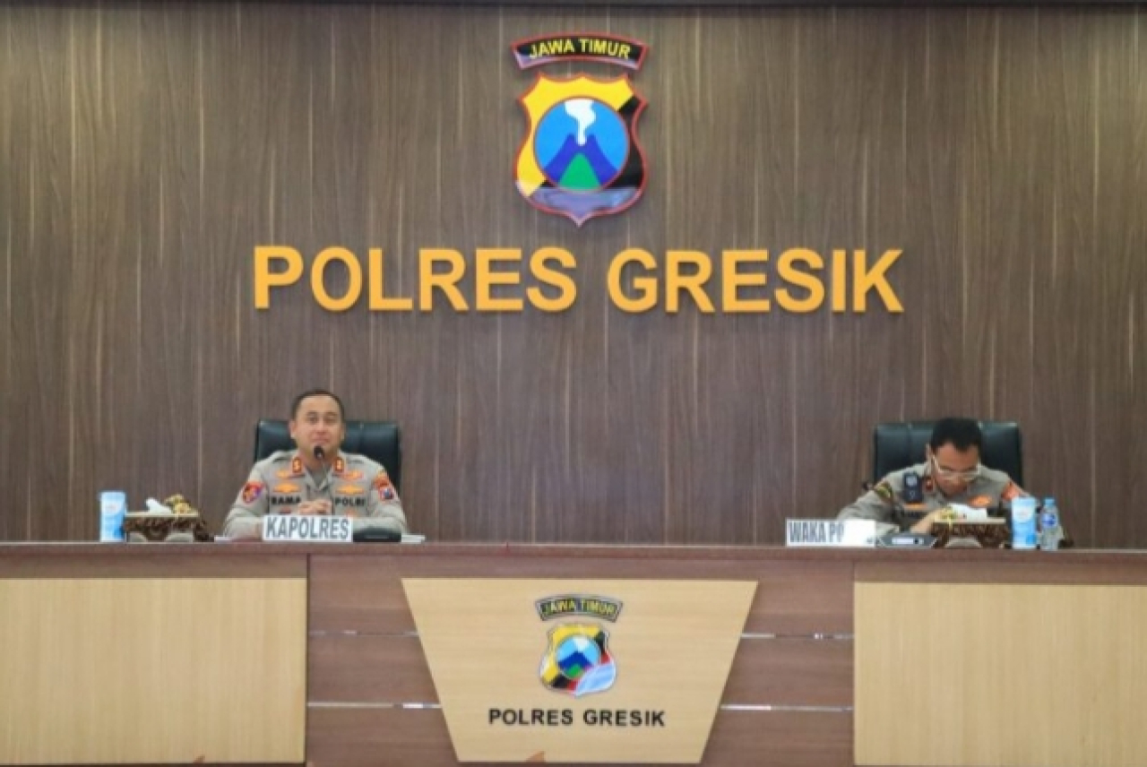 Kapolres Gresik Pimpin Commander Wish, Tegaskan Polri Presisi dan Pelayanan Humanis