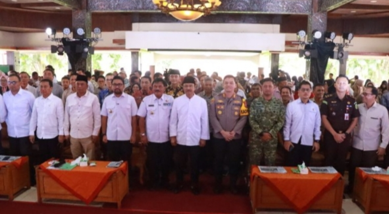 Kapolres Nganjuk Pastikan Pengamanan Maksimal Saat Kunjungan Menteri Sosial di Pendopo