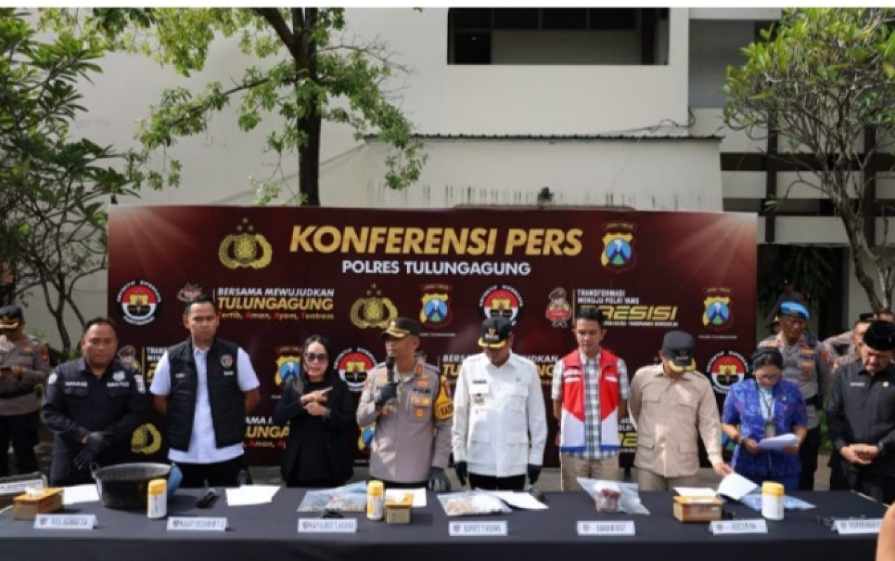 Polres Tulungagung Ungkap Kasus Penyuntikan LPG 3 Kg Dua Tersangka Diamankan