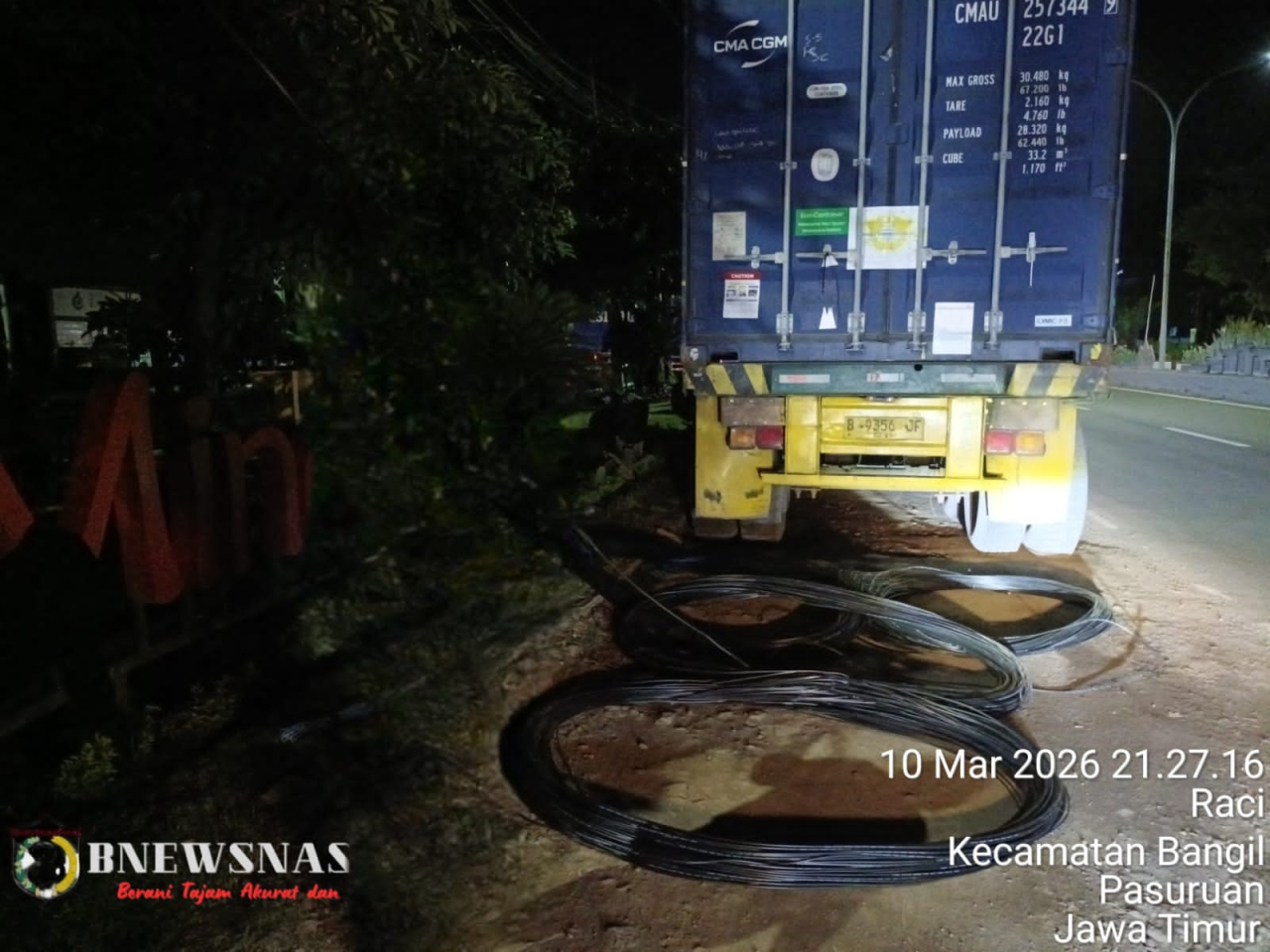 PT Pratama Hasta Utama Solusindo, Terpantau masih Melakukan  Penarikan Kabel Fiber Optik (FO) di Kecamatan Bangil