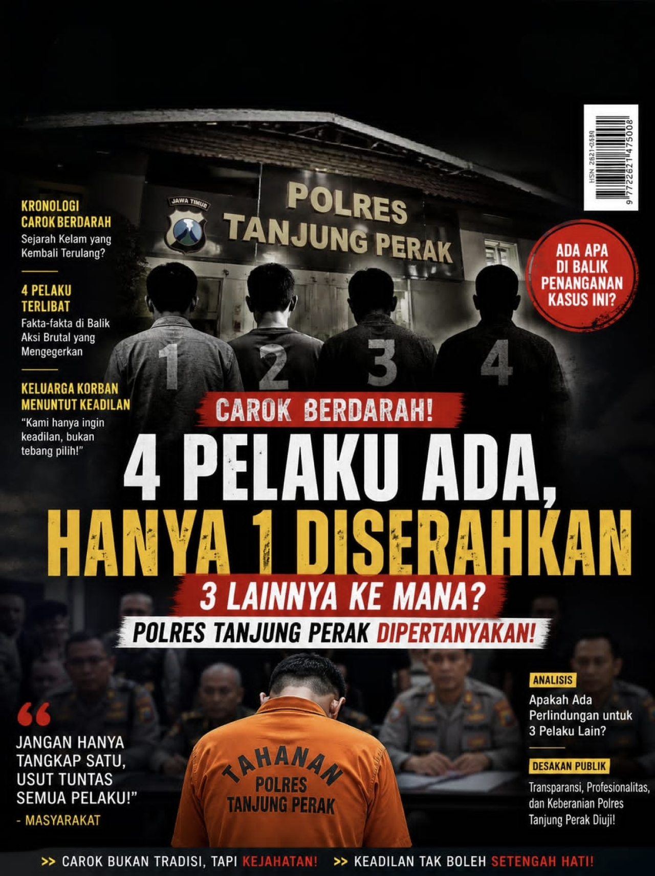 Perkembangan Pembunuhan di Sidotopo Sekolahan Gang II, Mengerucut, Diduga Seorang Tersangka Serahkan Diri