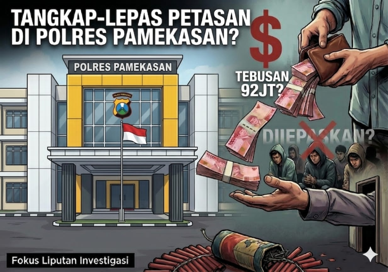 Diduga 6  Pemuda:"Tangkap Lepas Satreskrim Polres Pamekasan Dengan Tebusan Rp. 92jt"