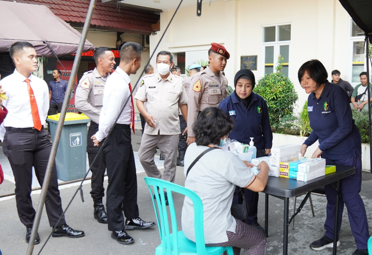 Menyongsong Hari Bhayangkara ke-80: Polresta Malang Kembali Gelar MBG 500 Porsi dan Cek Kesehatan Gratis