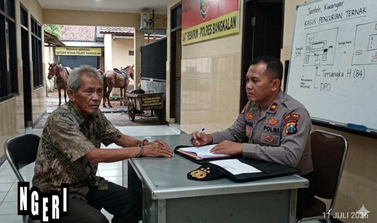 Polisi Amankan Tersangka Eksekutor Pencurian Hewan Ternak