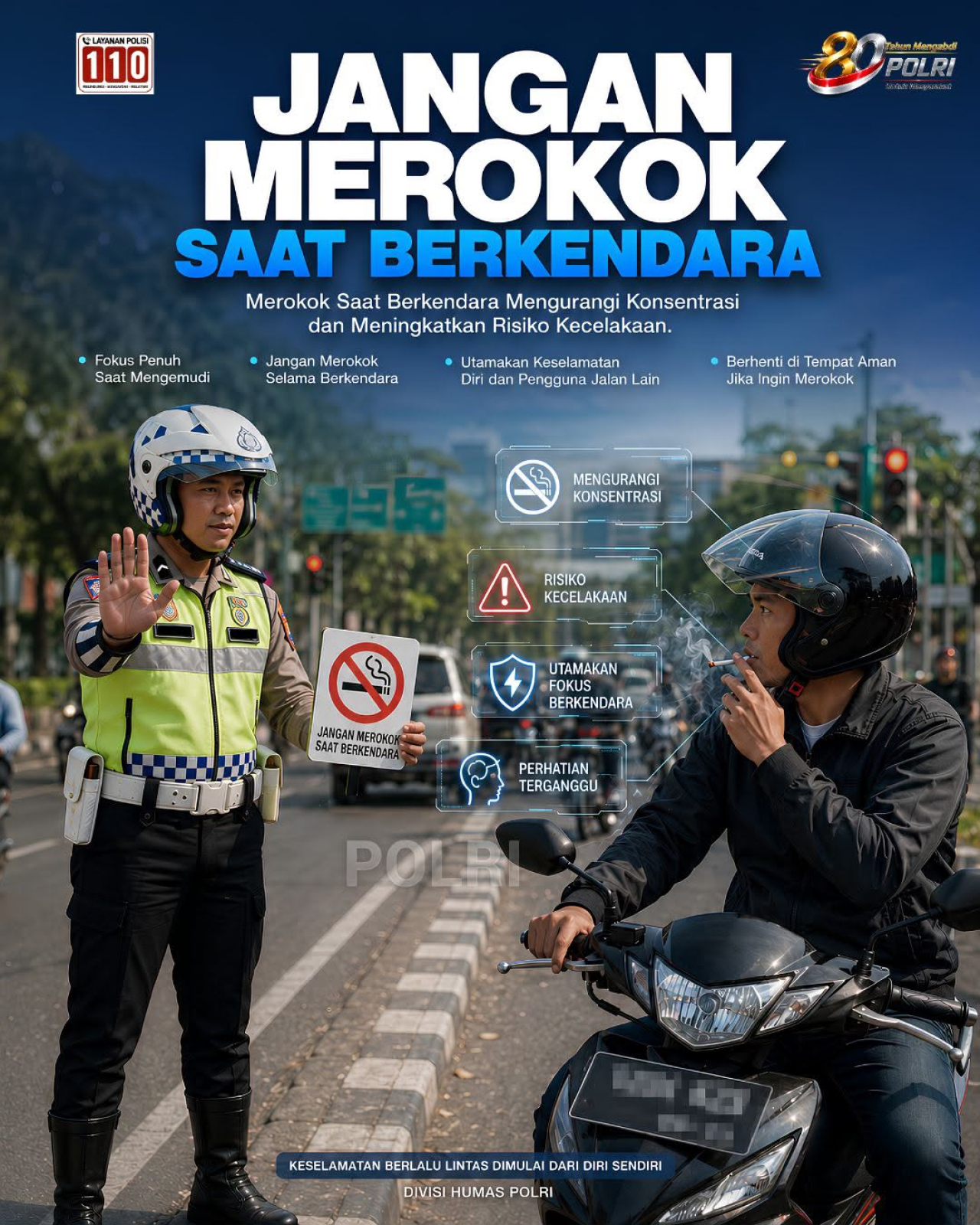 Merokok Saat Mengemudi Bukan Hanya Membahayakan Diri Sendiri