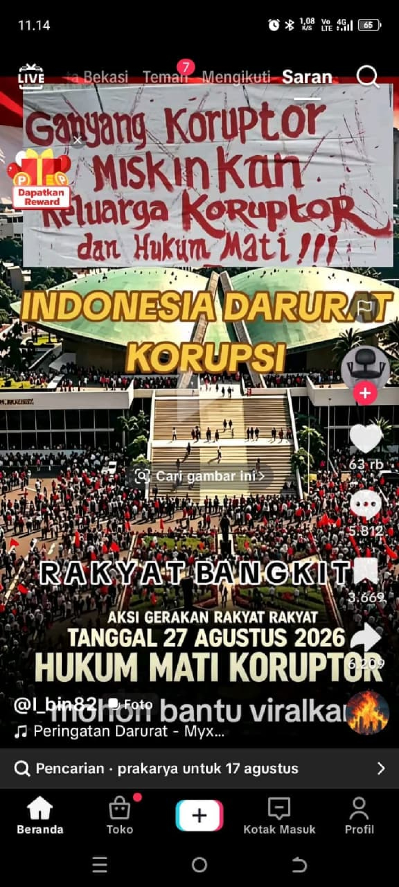 Bank Mandiri Memblokir Rekening Koordinator Aksi  Aksi Besar 27 Agustus 2026 di Jakarta