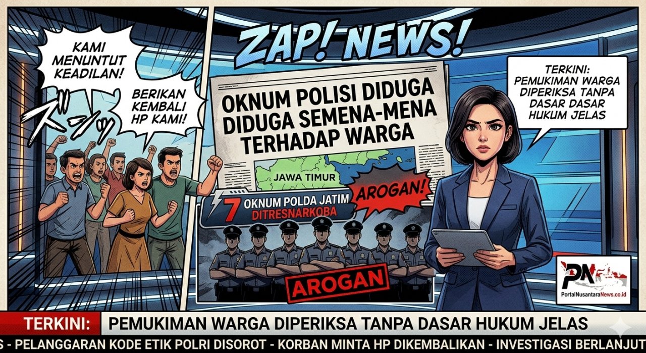Coreng Citra Polri, 7 Pria Mengaku Anggota Narkob Polda Jatim Diduga Rusak Rumah dan Rampas HP Ibu Rumah Tangga