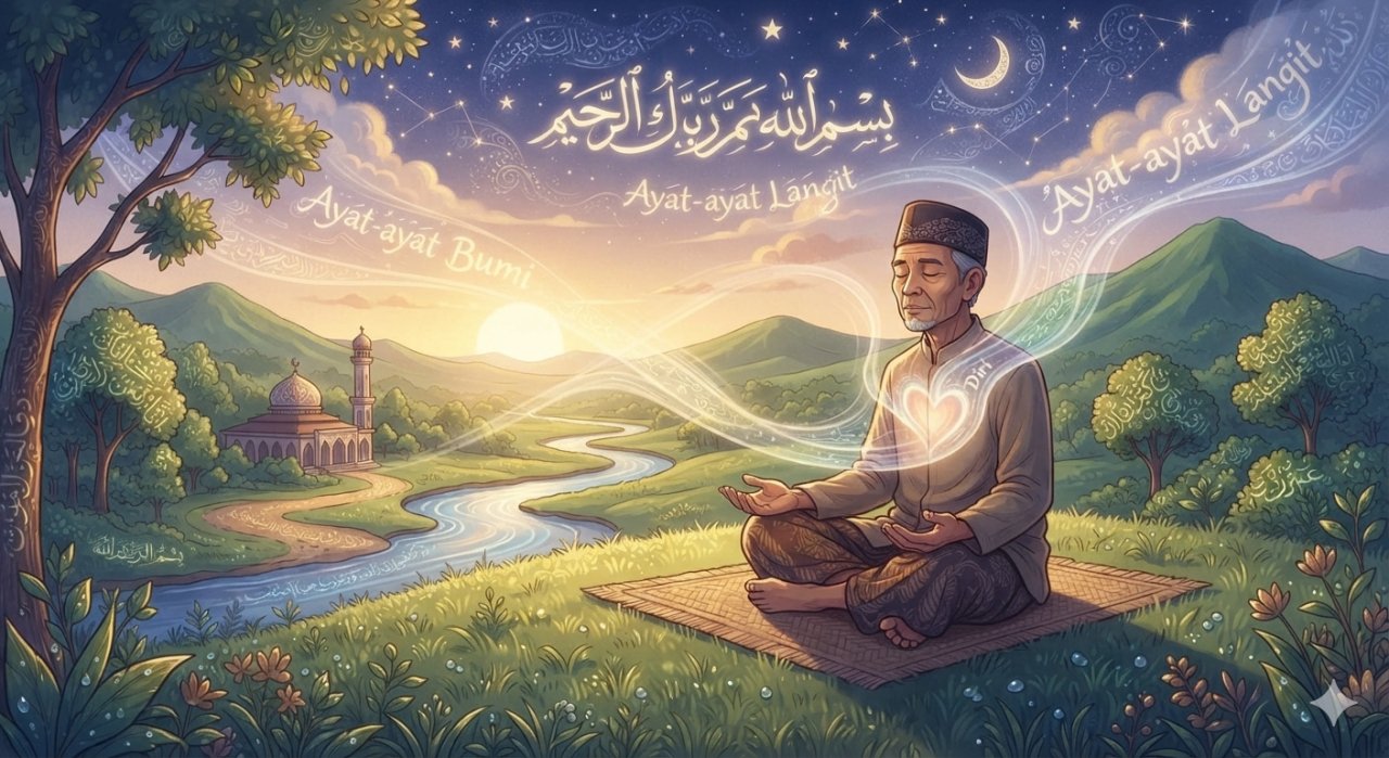 Membaca Ayat-ayat Langit Yang Tertulis di Bumi Serta Disetiap Isi Alam dan Diri Manusia