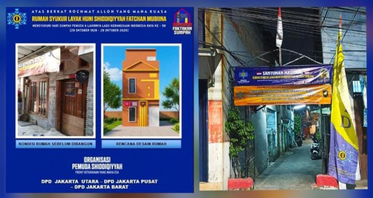 Syukuri Sumpah Pemuda, OPSHID Bangun 59 Unit Rumah Gratis