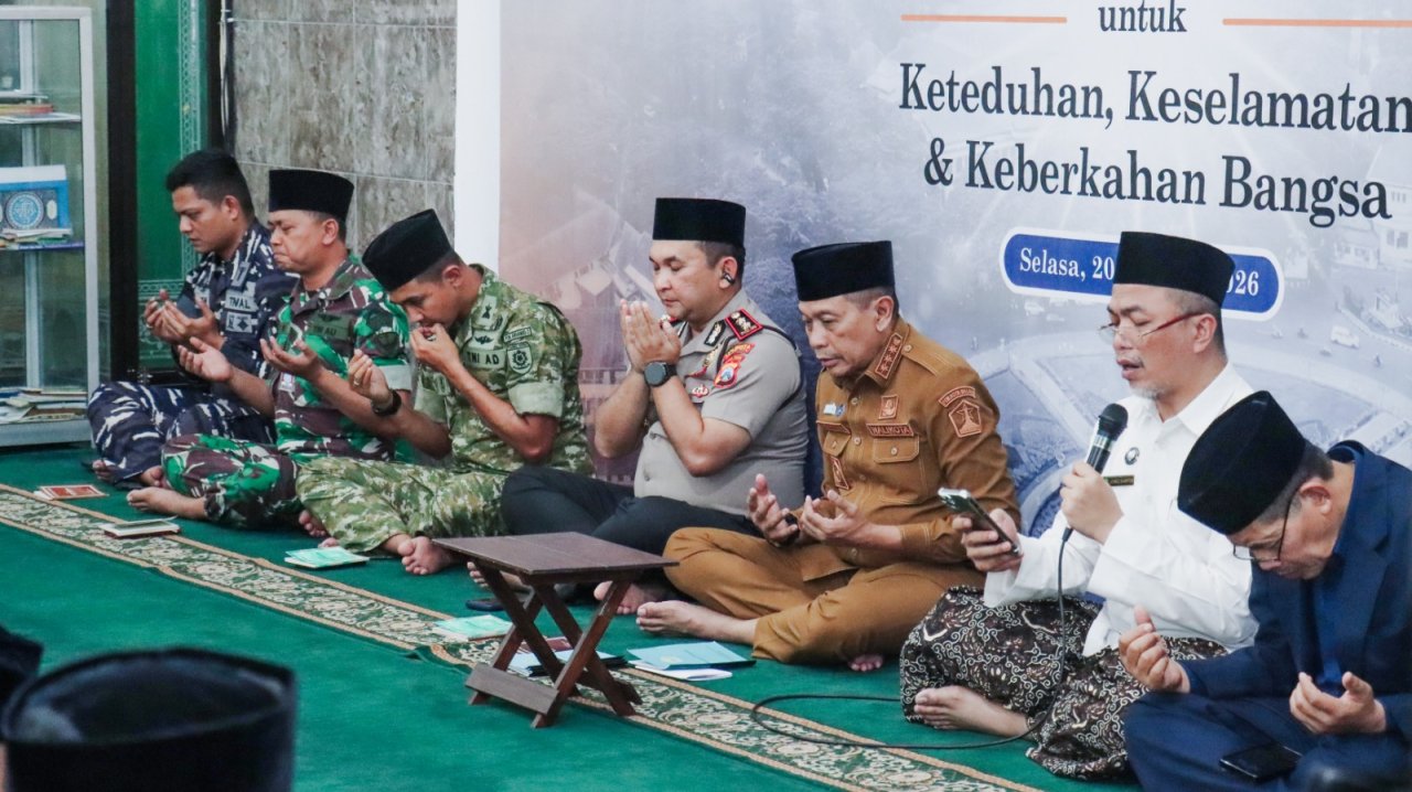 Hadiri Kota Malang Berdoa, Wakapolresta Malang Kota: Perkuat Sinergi untuk Bangsa yang Damai dan Berkah
