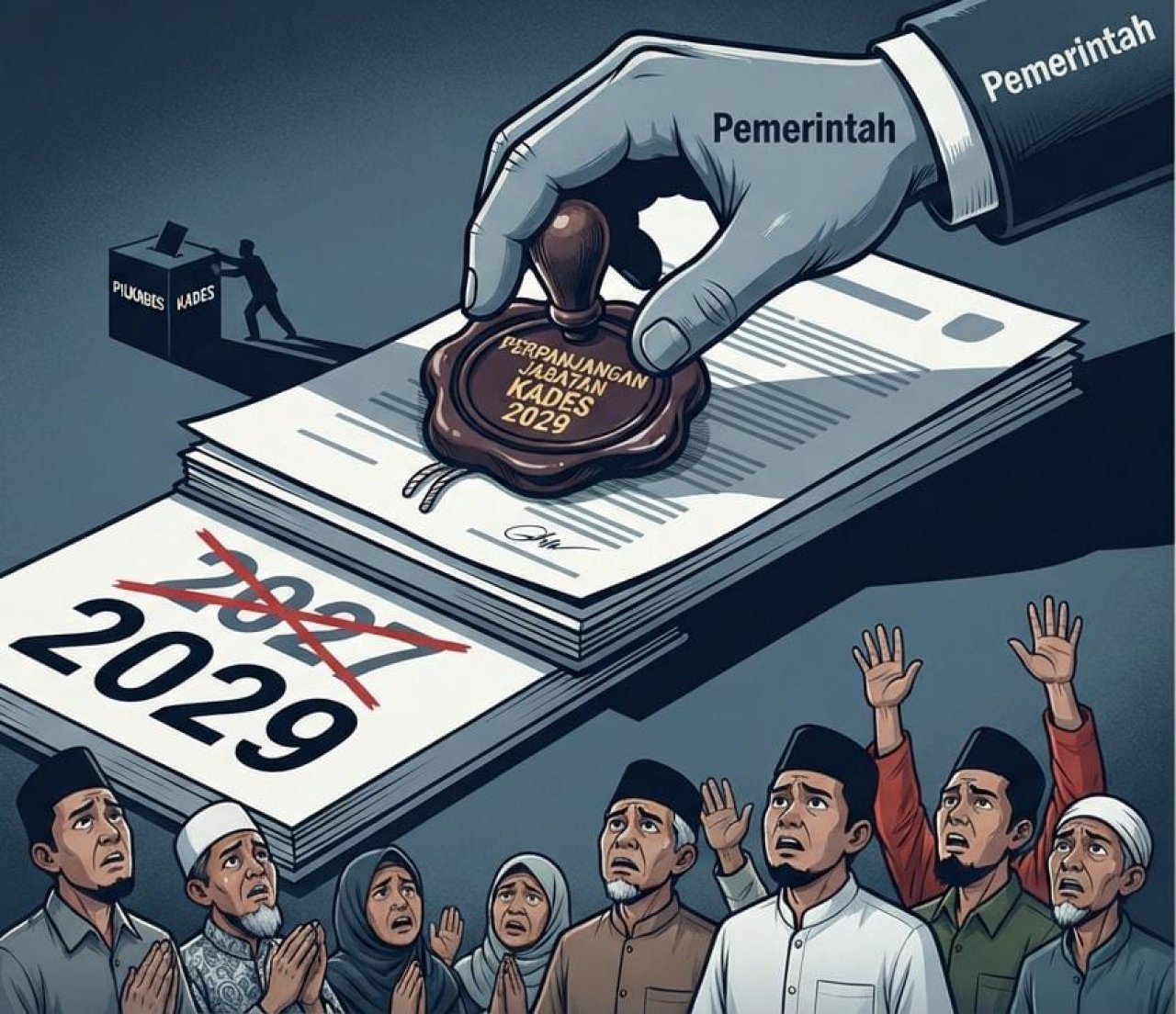Jember Memanas! Wacana Jabatan Kades Diperpanjang Tanpa Kontestasi Menuai Protes Keras"